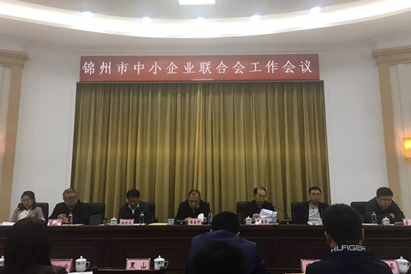 我公司參加全市中幼企業聯合會工作會議並做發言