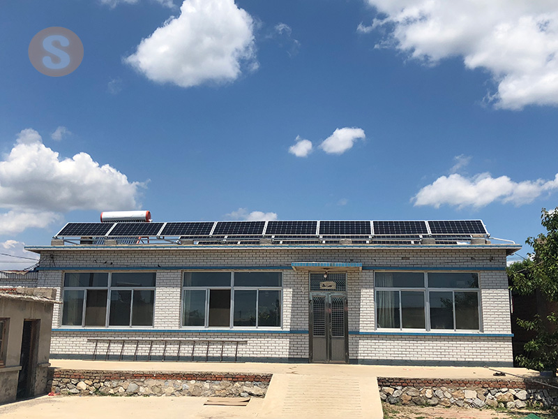 惫仳市壮大村集体1.2MWソーラーエナジー貧困救助項目